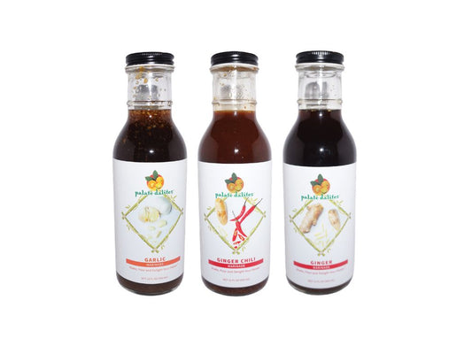 Marinade Variety Pack - Ginger Chili, Garlic, Ginger Marinade - 12 fl oz